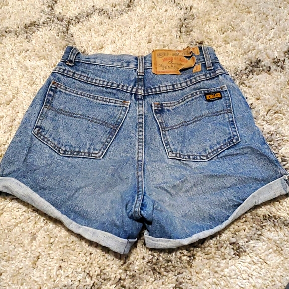 High Waisted Denim Shorts - Picture 2 of 4